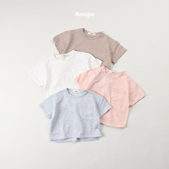 Amigo - Korean Children Fashion - #designkidswear - Summer Slub Tee - 3