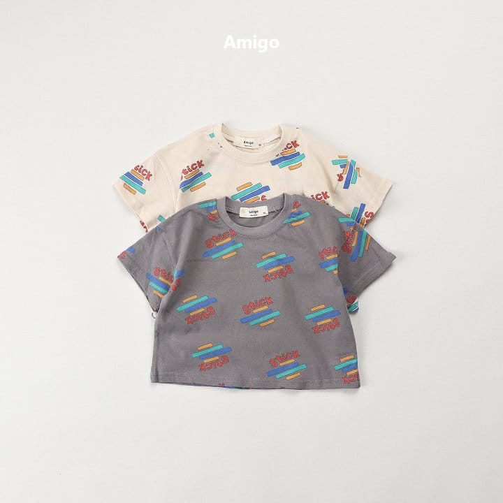 Amigo - Korean Children Fashion - #designkidswear - Stick Tee - 2