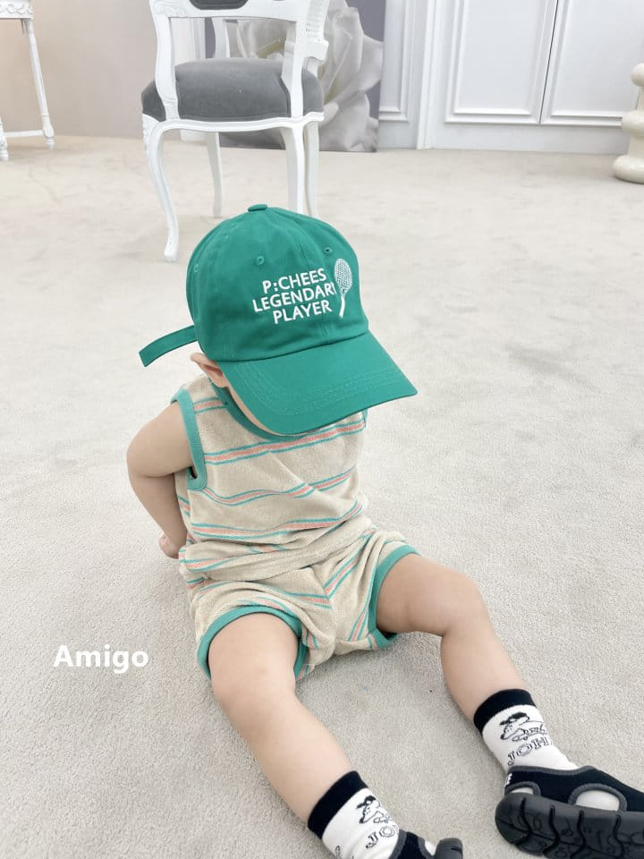 Amigo - Korean Children Fashion - #designkidswear - Terry ST Top Bottom Set