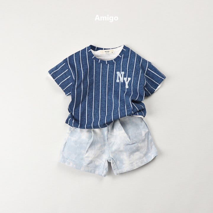 Amigo - Korean Children Fashion - #discoveringself - Water Paint Denim  - 7