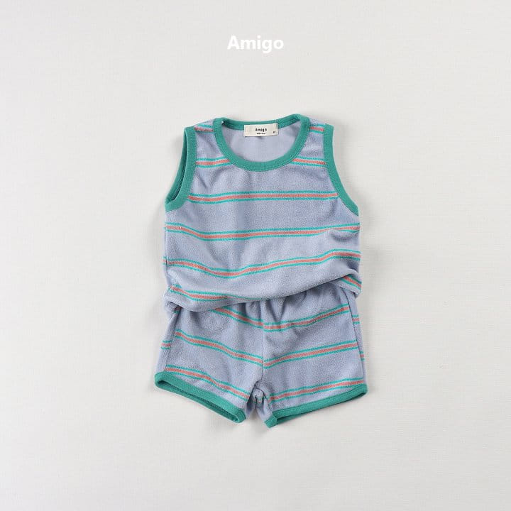 Amigo - Korean Children Fashion - #discoveringself - Terry ST Top Bottom Set - 9