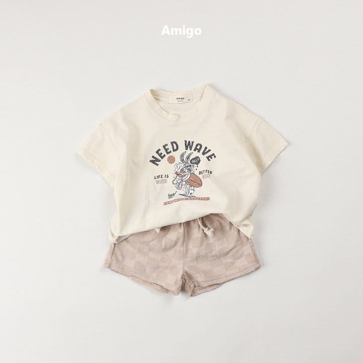 Amigo - Korean Children Fashion - #discoveringself - Terry Block Pants - 8