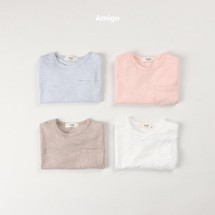 Amigo - Korean Children Fashion - #designkidswear - Summer Slub Tee - 4