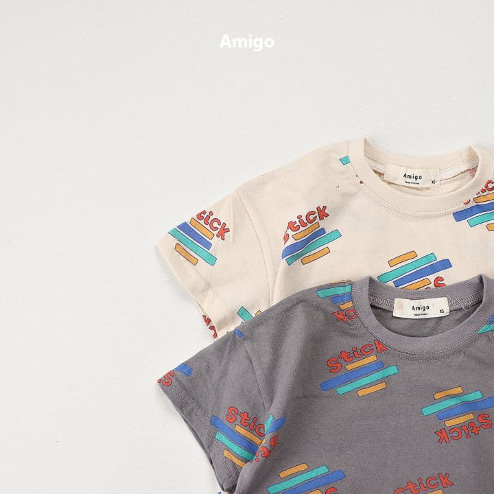 Amigo - Korean Children Fashion - #discoveringself - Stick Tee - 3