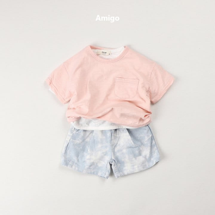 Amigo - Korean Children Fashion - #fashionkids - Water Paint Denim  - 8