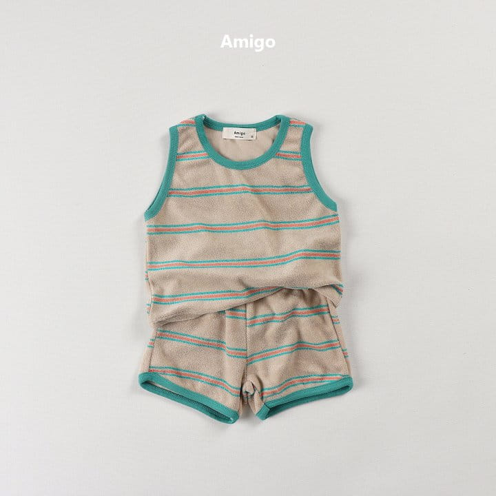 Amigo - Korean Children Fashion - #fashionkids - Terry ST Top Bottom Set - 10