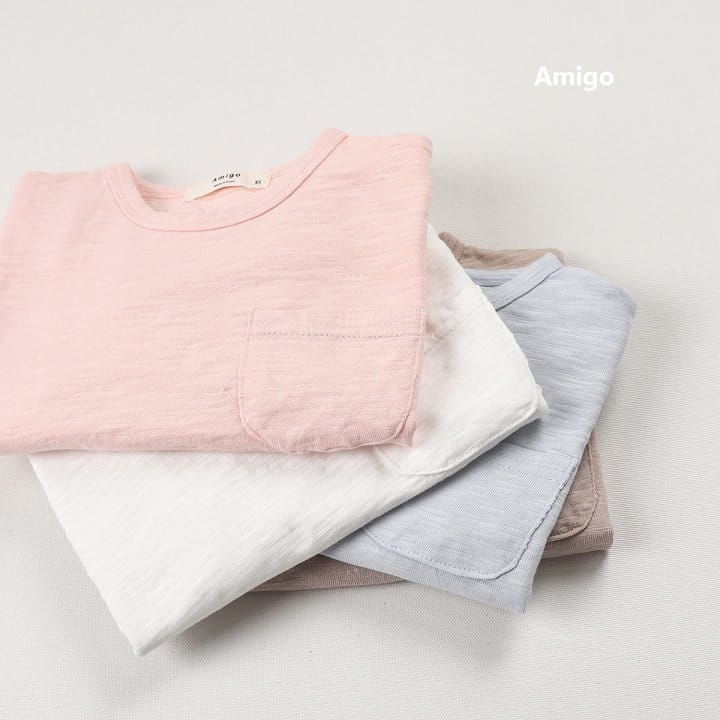 Amigo - Korean Children Fashion - #fashionkids - Summer Slub Tee - 5