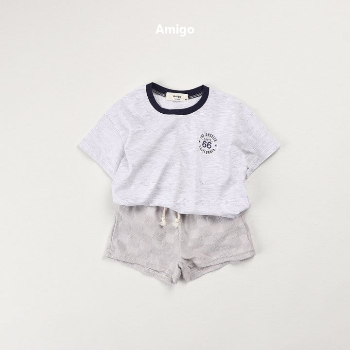 Amigo - Korean Children Fashion - #kidsshorts - Terry Block Pants - 10