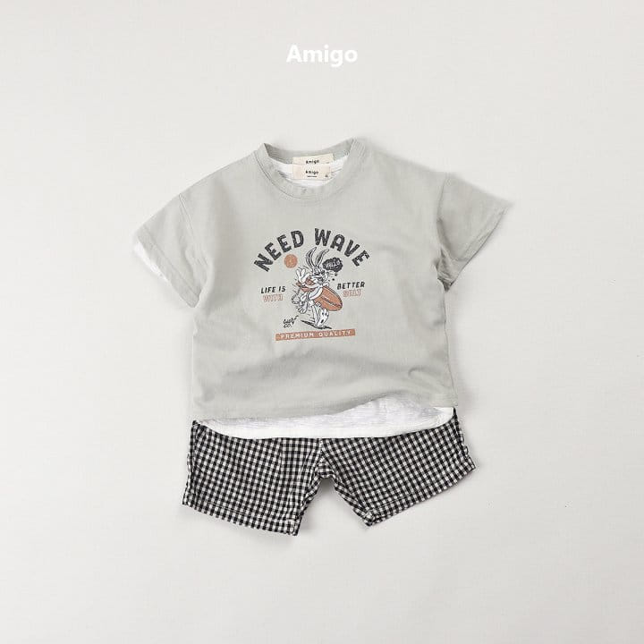 Amigo - Korean Children Fashion - #kidsshorts - Rabbit Tee - 9