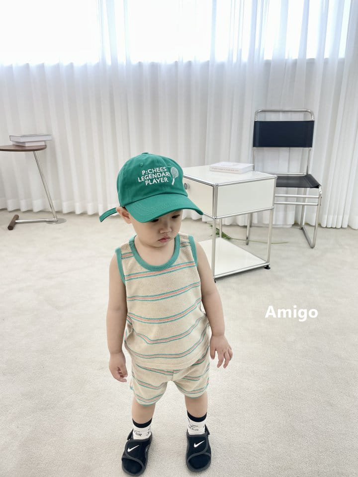 Amigo - Korean Children Fashion - #fashionkids - Terry ST Top Bottom Set - 4