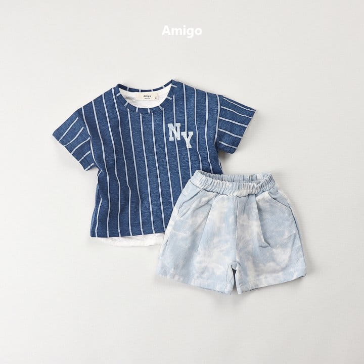 Amigo - Korean Children Fashion - #kidsstore - Water Paint Denim  - 10
