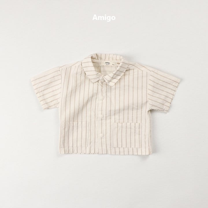 Amigo - Korean Children Fashion - #kidsshorts - Summer Twins Shirt - 4