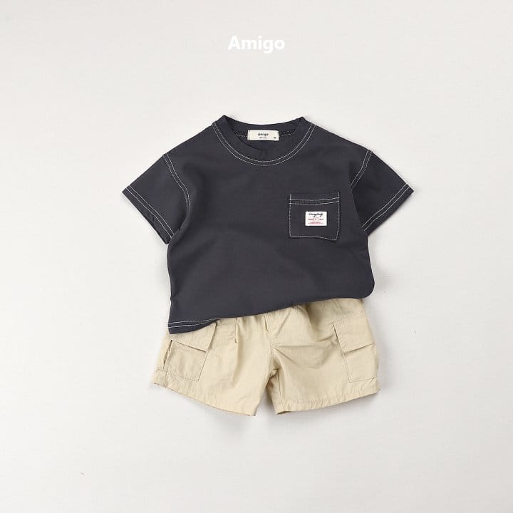 Amigo - Korean Children Fashion - #kidzfashiontrend - Marble Cargo Pants - 8