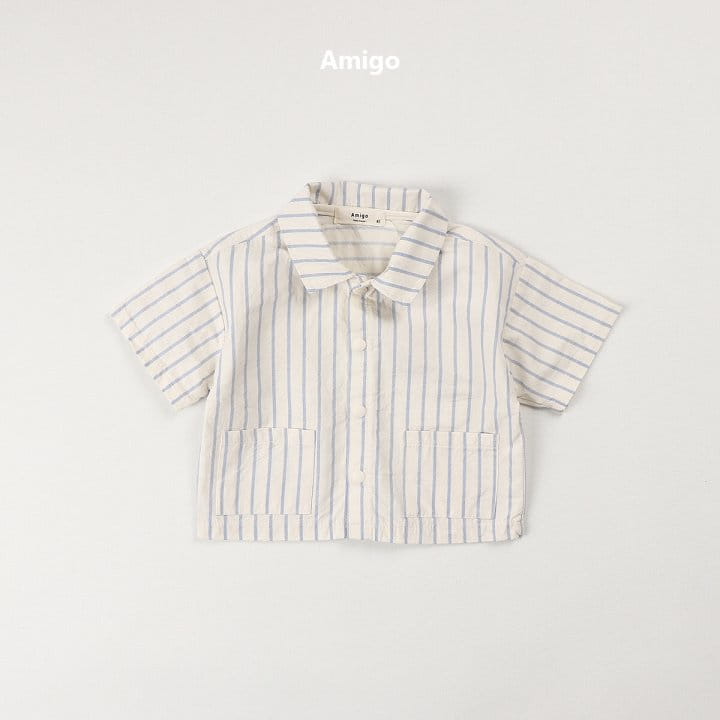 Amigo - Korean Children Fashion - #kidzfashiontrend - Summer Twins Shirt - 5