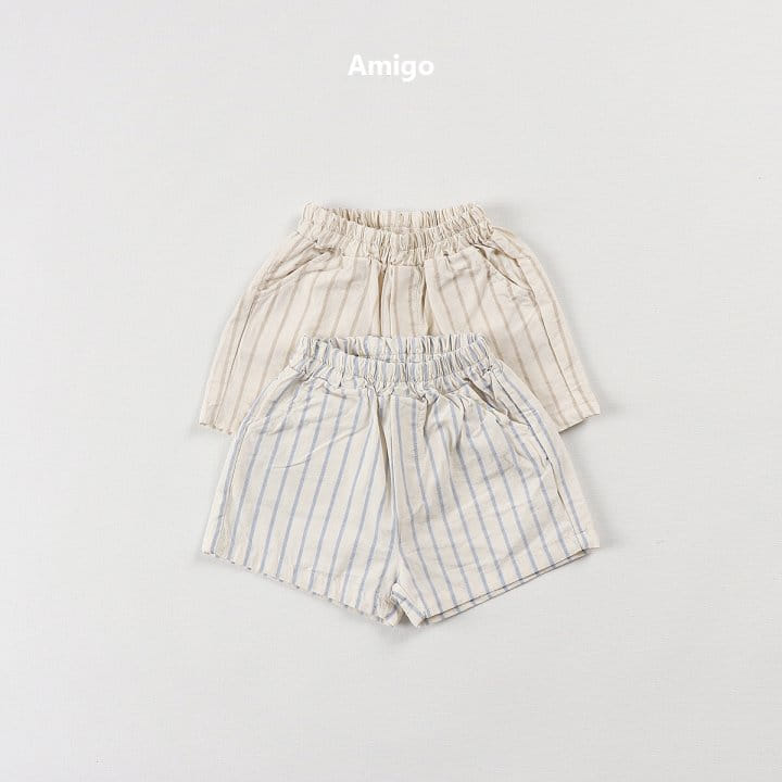 Amigo - Korean Children Fashion - #kidsstore - Summer Twins Pants - 4