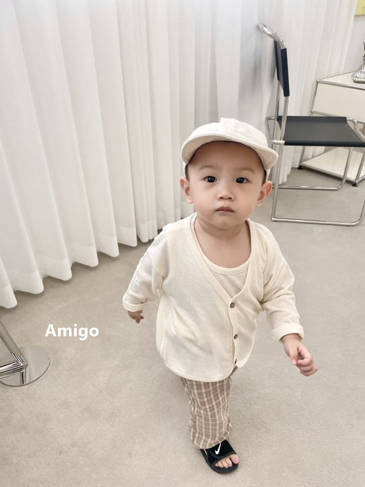 Amigo - Korean Children Fashion - #kidzfashiontrend - L Cardigan Set - 3