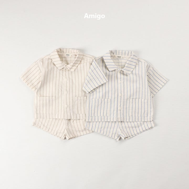 Amigo - Korean Children Fashion - #littlefashionista - Summer Twins Shirt - 7