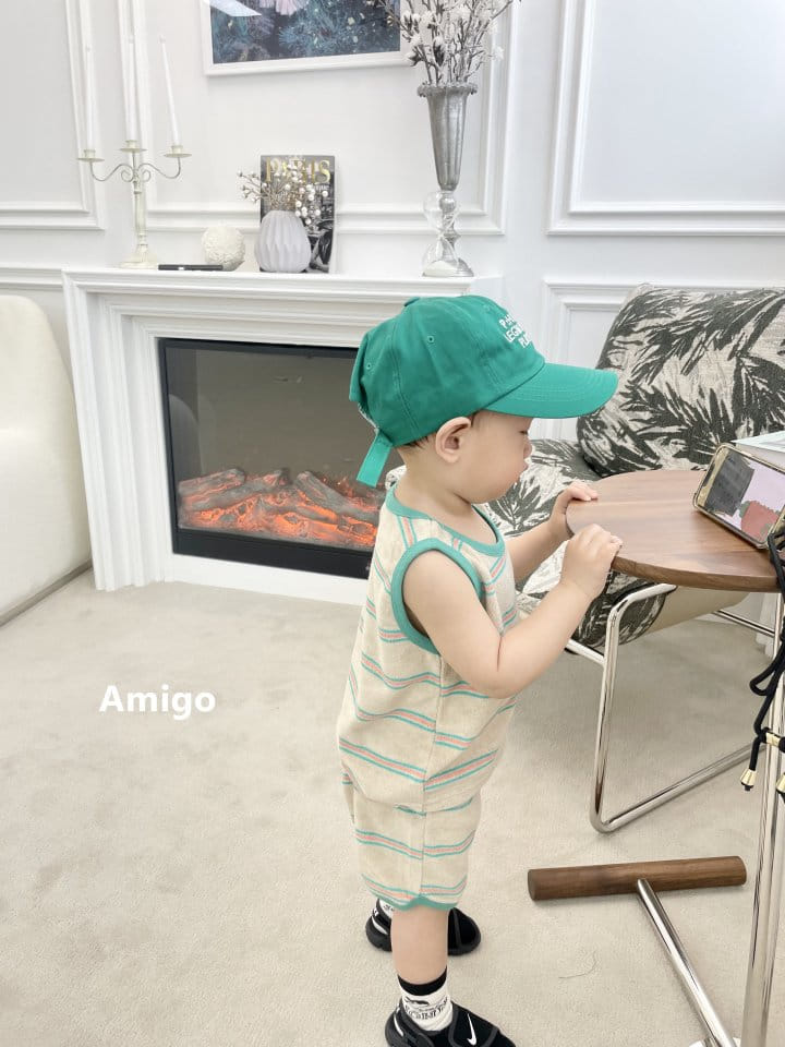 Amigo - Korean Children Fashion - #littlefashionista - Terry ST Top Bottom Set - 8