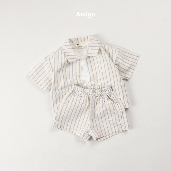 Amigo - Korean Children Fashion - #minifashionista - Summer Twins Shirt - 9