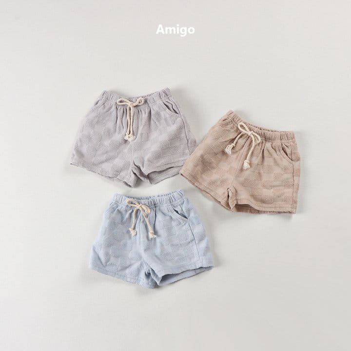 Amigo - Korean Children Fashion - #minifashionista - Terry Block Pants - 2