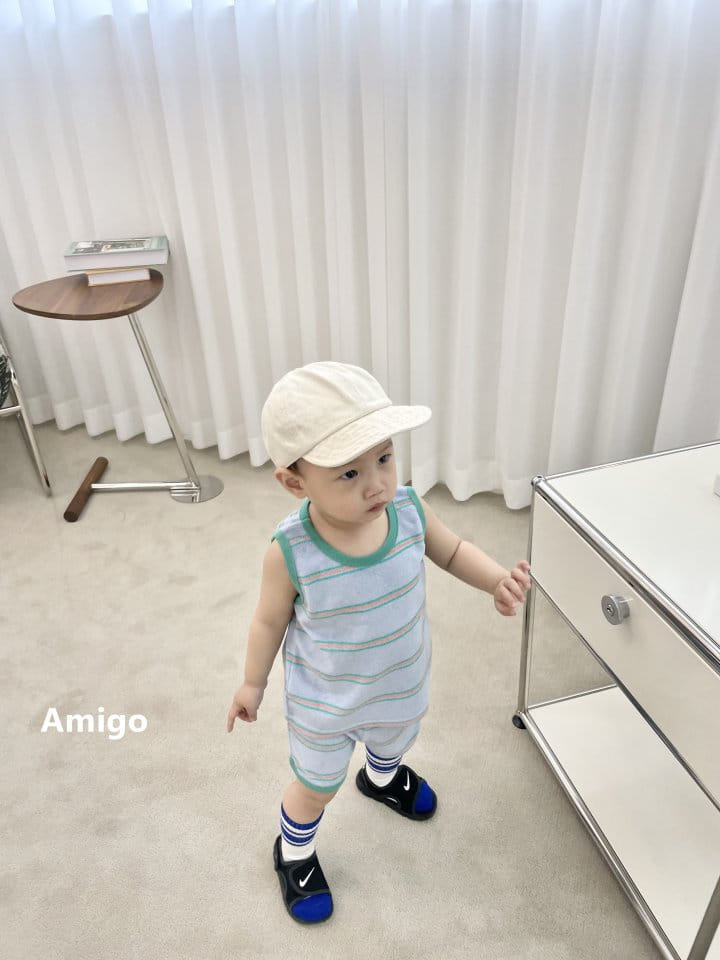 Amigo - Korean Children Fashion - #minifashionista - Terry ST Top Bottom Set - 10