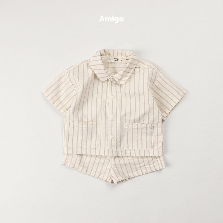 Amigo - Korean Children Fashion - #prettylittlegirls - Summer Twins Shirt - 10