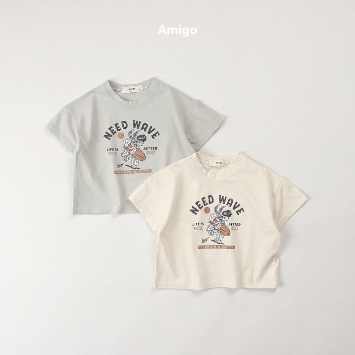 Amigo - Korean Children Fashion - #prettylittlegirls - Rabbit Tee - 2