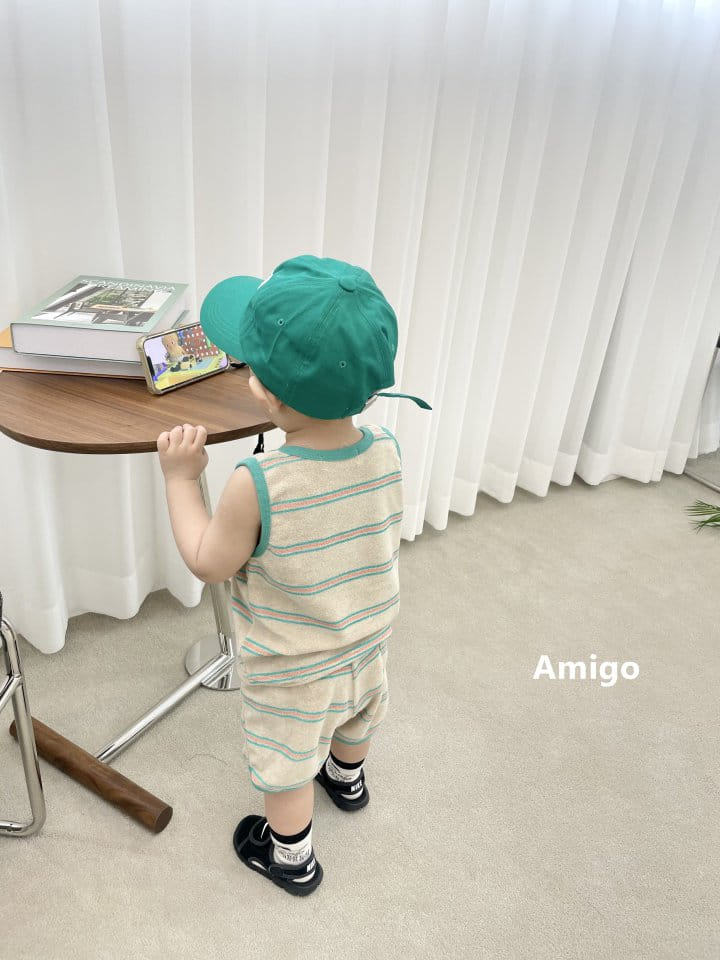 Amigo - Korean Children Fashion - #prettylittlegirls - Terry ST Top Bottom Set - 11