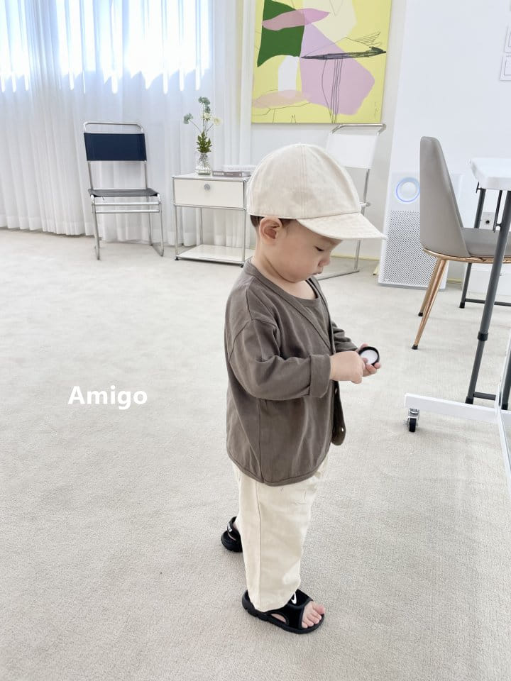 Amigo - Korean Children Fashion - #todddlerfashion - L Cardigan Set - 9