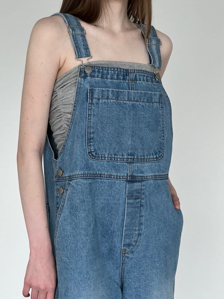 Another Avenue - Korean Women Fashion - #pursuepretty - Dungarees Denim Pants - 2