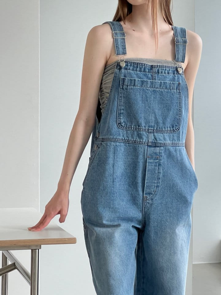 Another Avenue - Korean Women Fashion - #restrostyle - Dungarees Denim Pants - 3