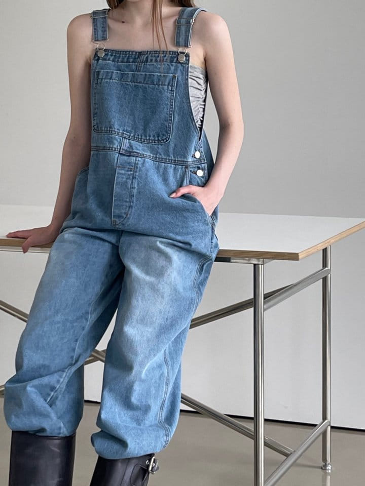 Another Avenue - Korean Women Fashion - #shopsmall - Dungarees Denim Pants - 5