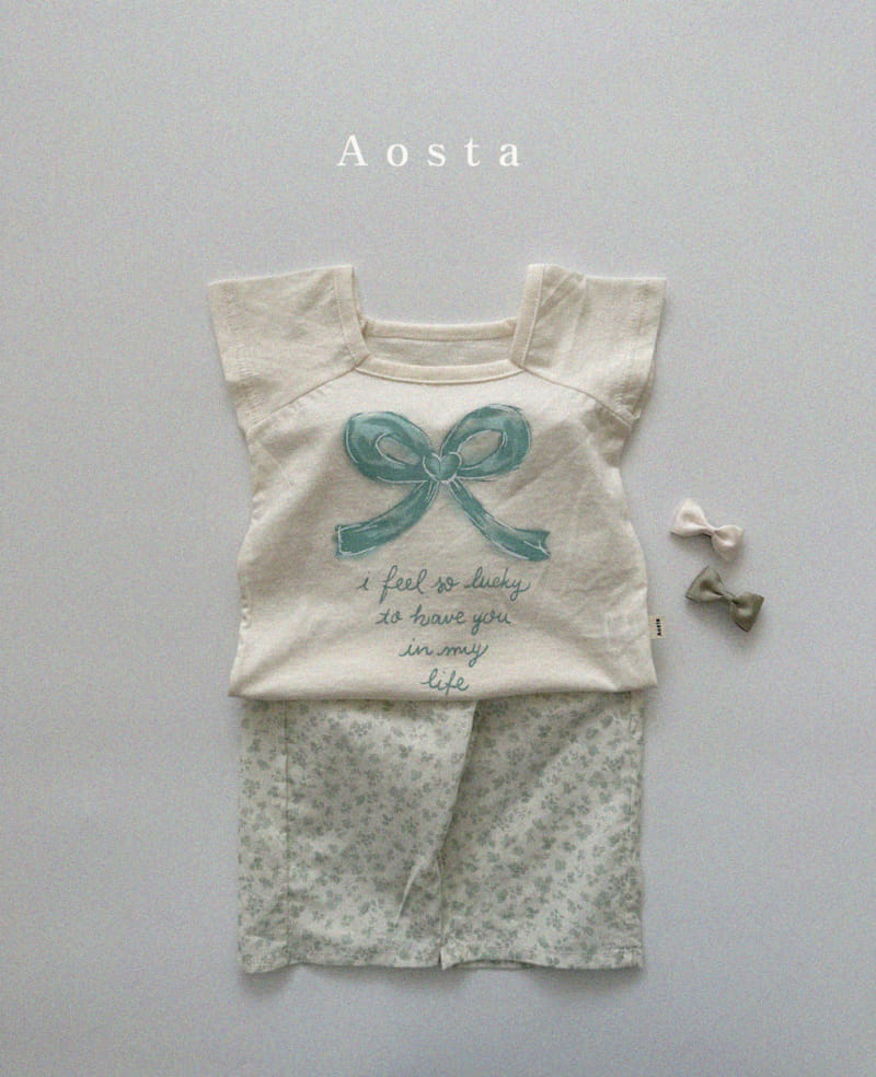 Aosta - Korean Children Fashion - #childrensboutique - Heart Ribbon Tee - 9