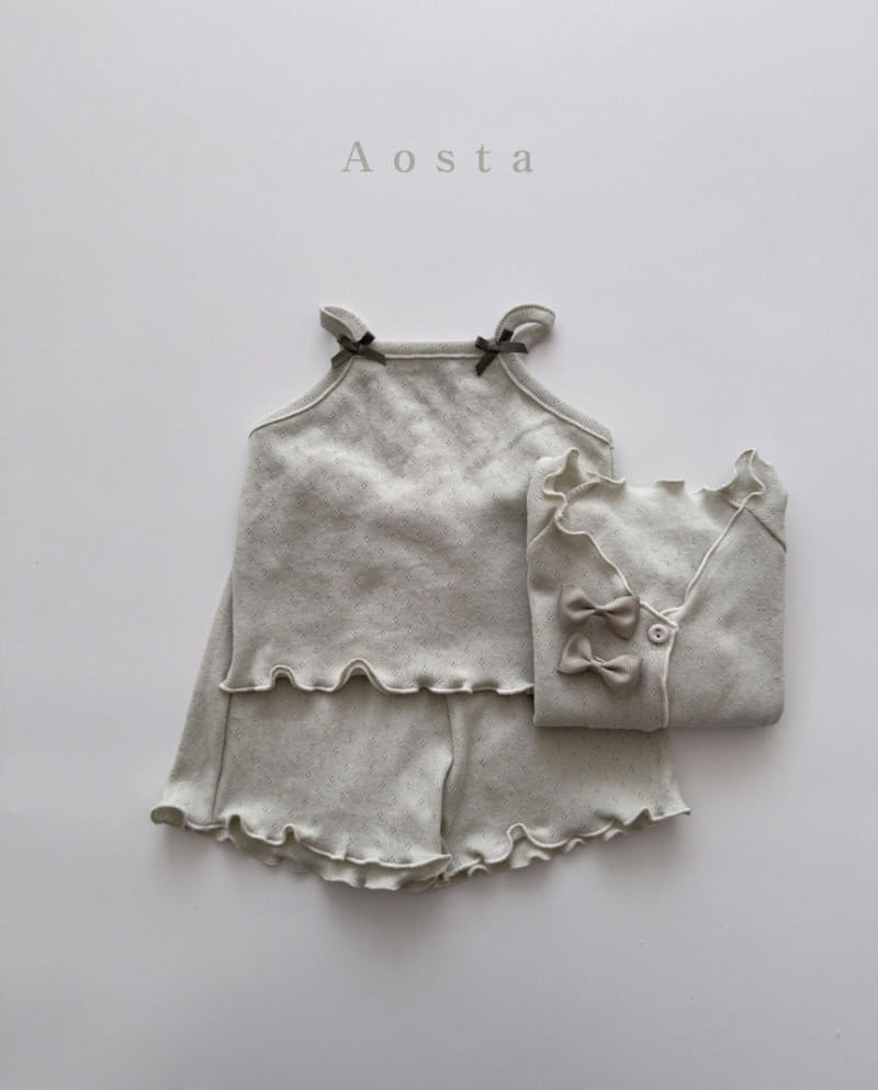 Aosta - Korean Children Fashion - #kidzfashiontrend - Eyelet Cardigan - 6