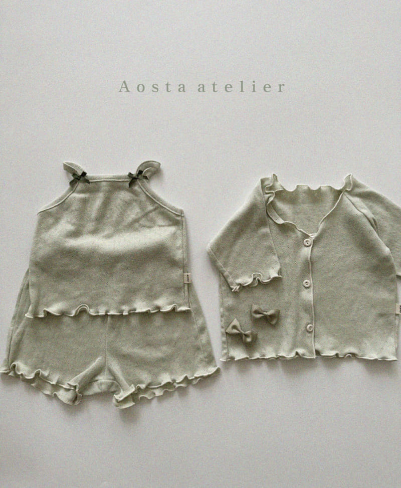 Aosta - Korean Children Fashion - #littlefashionista - Eyelet Cardigan - 8