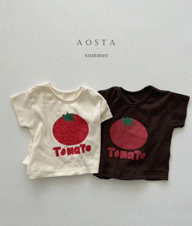 Aosta - Korean Children Fashion - #prettylittlegirls - Tomato Tee