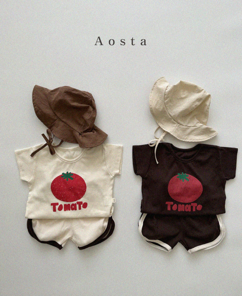 Aosta - Korean Children Fashion - #toddlerclothing - Tomato Tee - 3