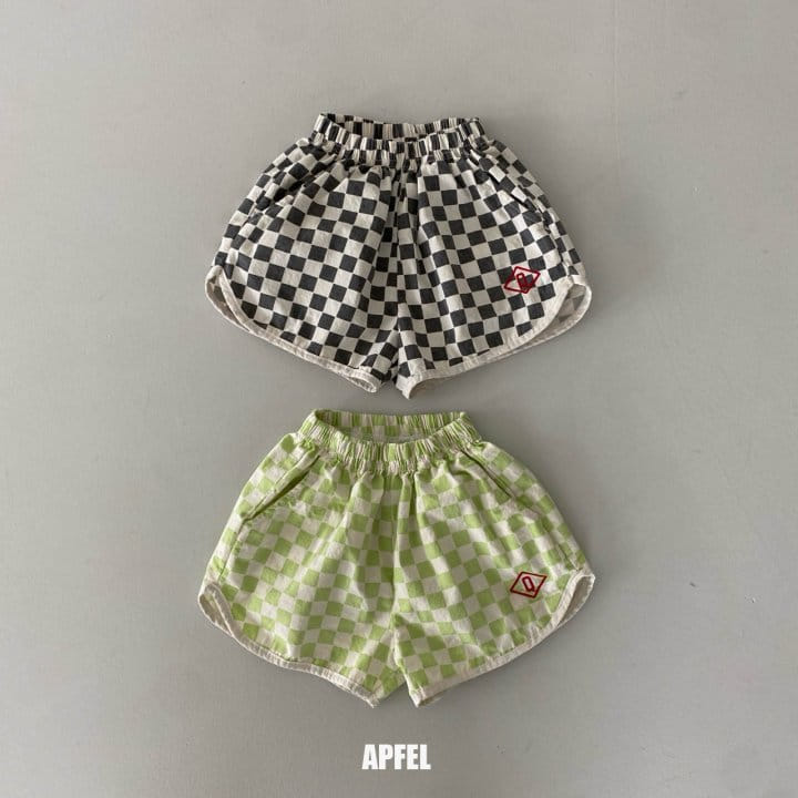 Apfel - Korean Children Fashion - #childofig - Lilo Check Shorts