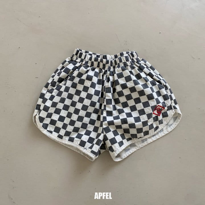 Apfel - Korean Children Fashion - #childrensboutique - Lilo Check Shorts - 2