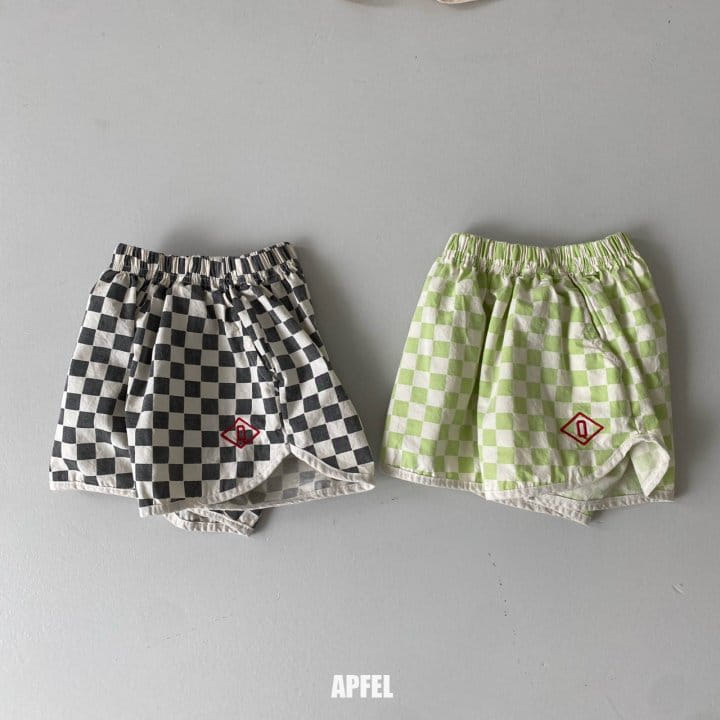 Apfel - Korean Children Fashion - #designkidswear - Lilo Check Shorts - 4