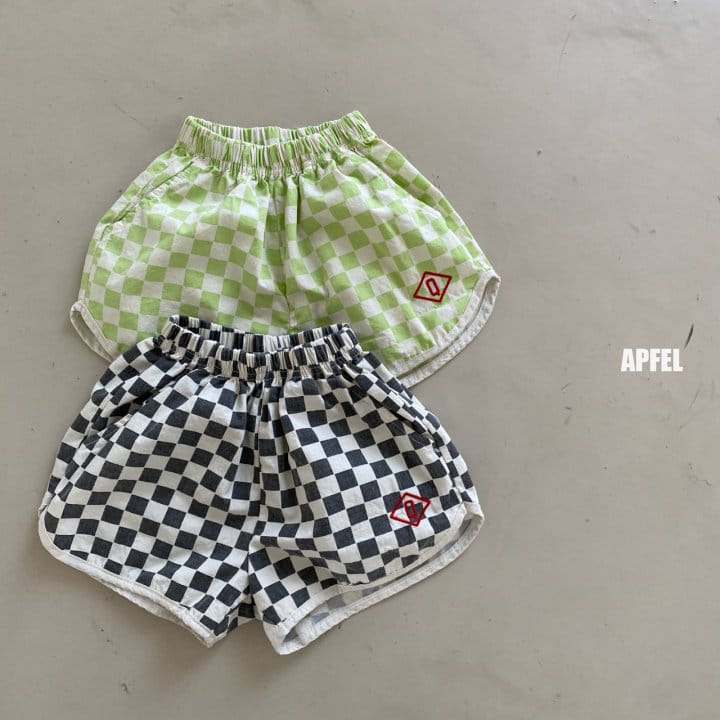 Apfel - Korean Children Fashion - #magicofchildhood - Lilo Check Shorts - 11