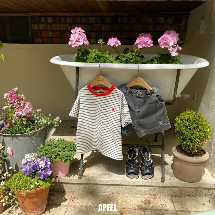 Apfel - Korean Children Fashion - #todddlerfashion - Powder ST Tee - 6