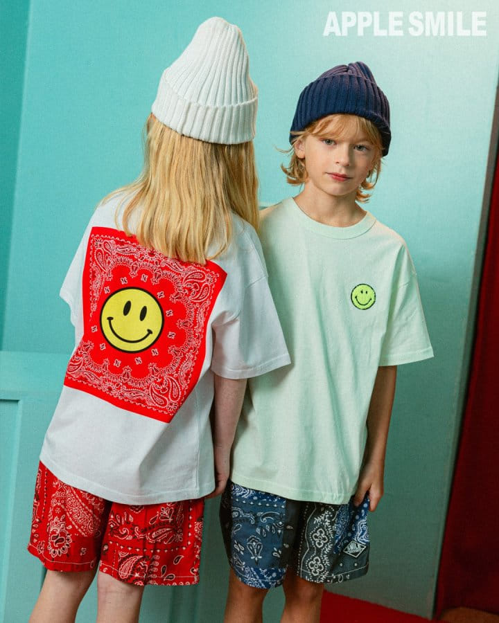 Apple Smile - Korean Children Fashion - #Kfashion4kids - Paisle Tee - 6