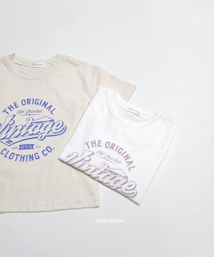 Applemint - Korean Children Fashion - #childofig - Vintage Tee - 4