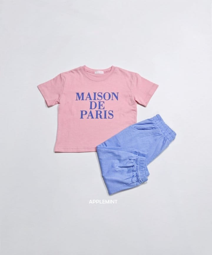 Applemint - Korean Children Fashion - #designkidswear - Paris Tee - 6