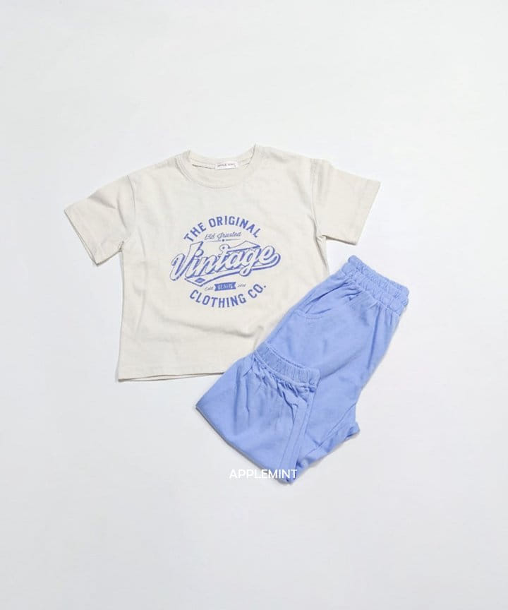 Applemint - Korean Children Fashion - #designkidswear - Vintage Tee - 5