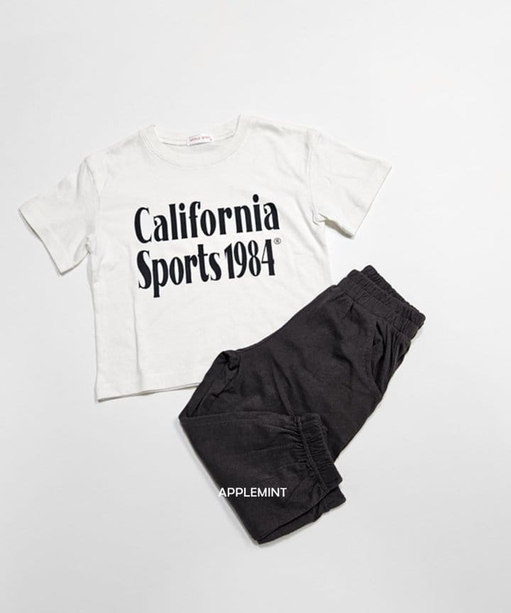 Applemint - Korean Children Fashion - #designkidswear - California Tee - 6