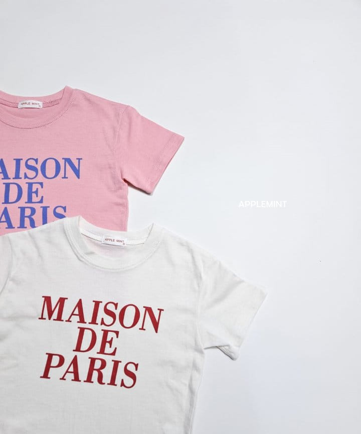 Applemint - Korean Children Fashion - #fashionkids - Paris Tee - 8