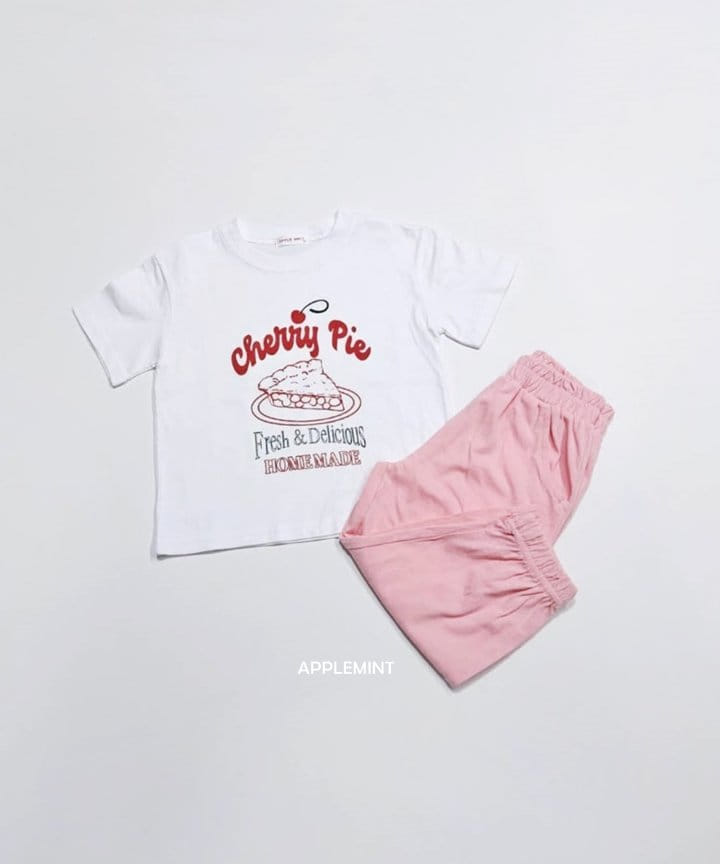 Applemint - Korean Children Fashion - #kidsshorts - Cherry Pie Te - 7