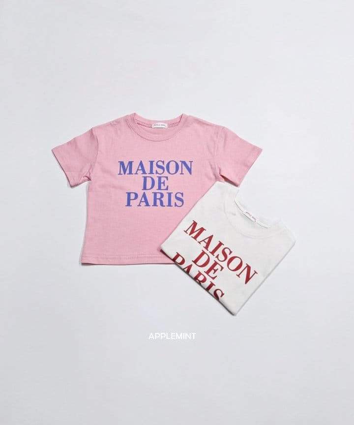 Applemint - Korean Children Fashion - #minifashionista - Paris Tee